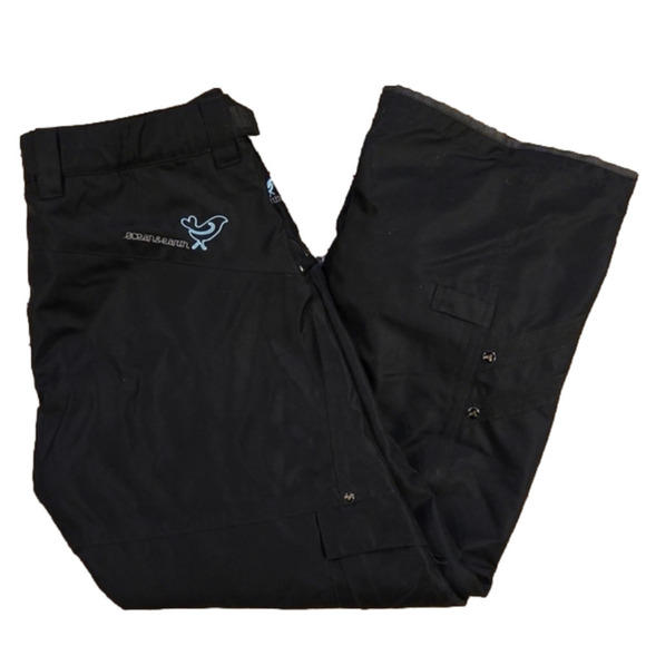 Ocean & Earth Black Ski Snowboard Snow Pants - Picture 3 of 9